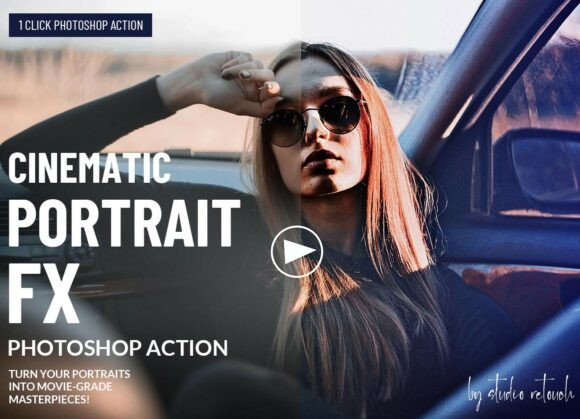 Download Cinematic Portrait FX Photoshop Action - Premium Resources