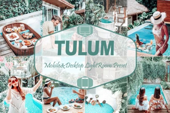 Download 10 Tulum Lightroom Presets, Green Tone - Premium Resources